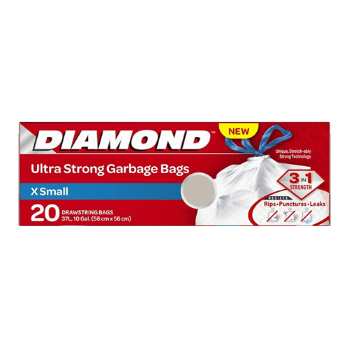  Diamond Garbage Bag 37 L 1 x 20 Pcs