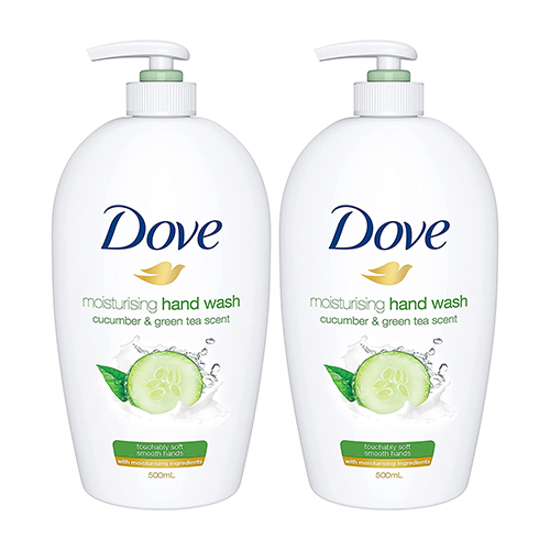  Dove Cucumber and Green Tea Hand Wash 2 x 500 ml