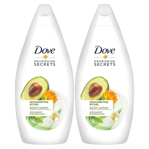  Dove Extract Avocado oil & Calendula Nourishing Body Wash 2 x 500 ml