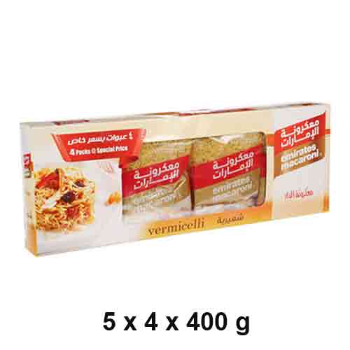 VERMICELLI EMIRATES MACARONI ( 5 X 4 X 400 GM )