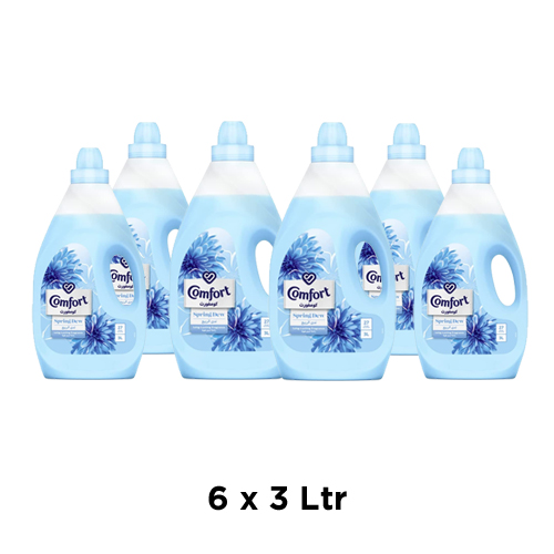 FABRIC SOFTENER SPRING DEW COMFORT ( 6 X 3 LTR )