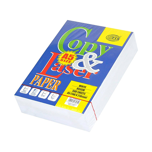 PAPER A5 SIZE 80 GSM 500 SHEETS FIS (PC)