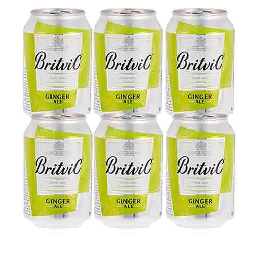  Britvic Ginger Ale 6 x 330 ml