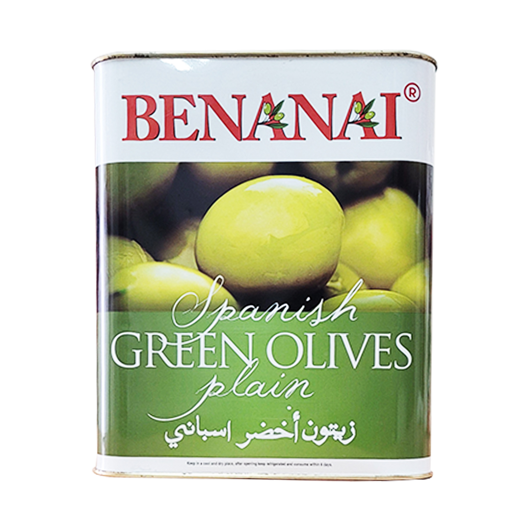  Benanai  Green Whole Spanish Olives 8 Kg