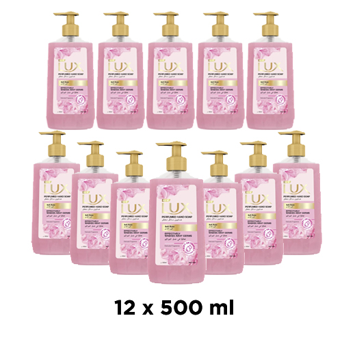 HAND WASH SOFT ROSE LUX ( 12 X 500 ML )