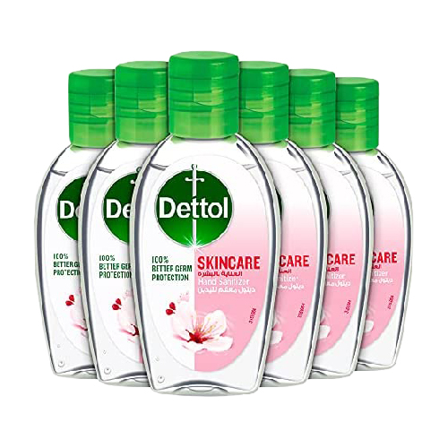 HAND SANITIZER SKINCARE DETTOL (6 X 50 ml)