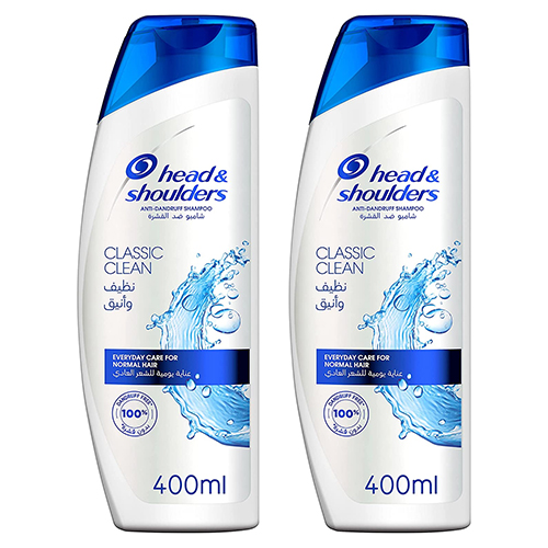  Head & Shoulders Classic Clean Shampoo 2 x 400 ml