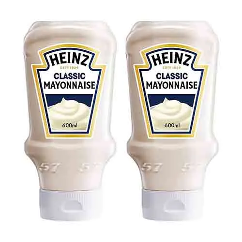 MAYONNAISE CREAMY CLASSIC HEINZ ( 2 X 600 ml )