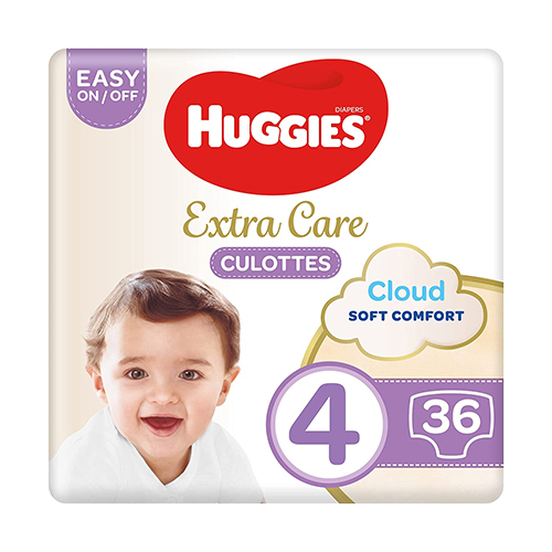 DIAPER EXTRA CARE SIZE 4 HUGGIES ( 1 X 36 PCS )