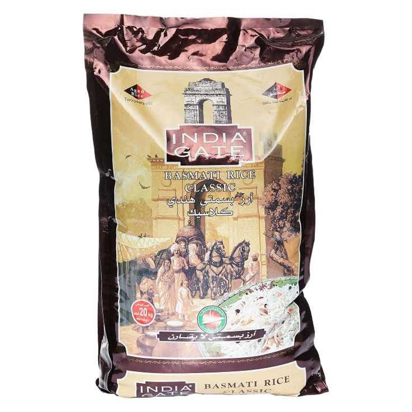 RICE BASMATI CLASSIC INDIA GATE ( 20 KG )