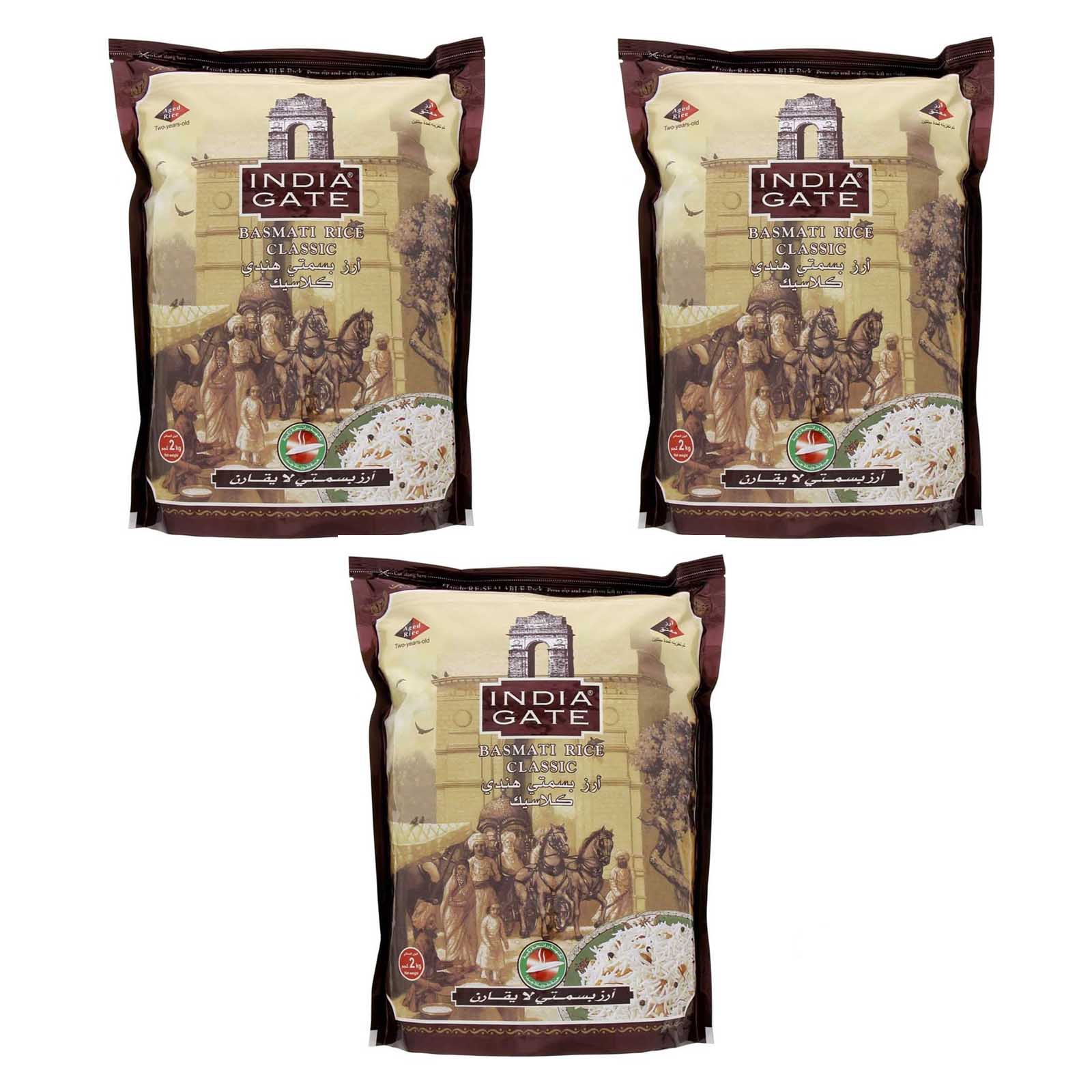 RICE BASMATI CLASSIC INDIA GATE ( 3 X 2 KG )