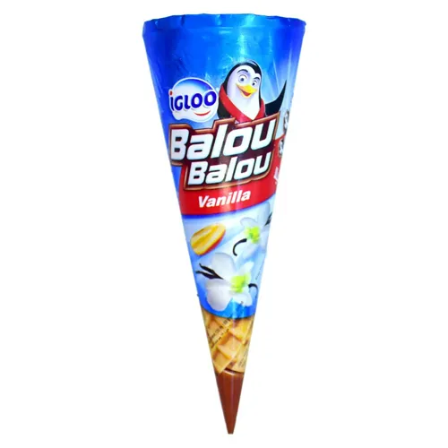  Igloo Balou Balou  Vanilla Cone Ice Cream 120 ml