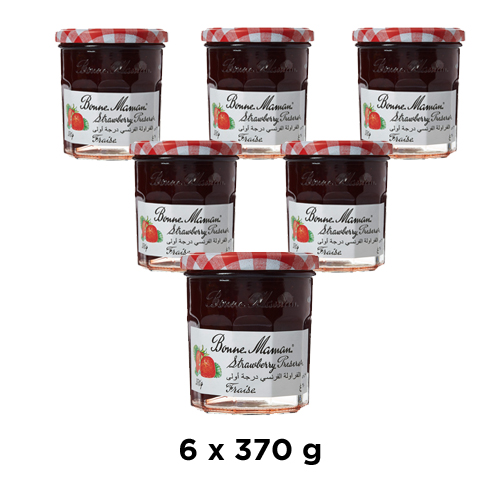  Bonne Maman Jam Strawberry 6 x 370 g