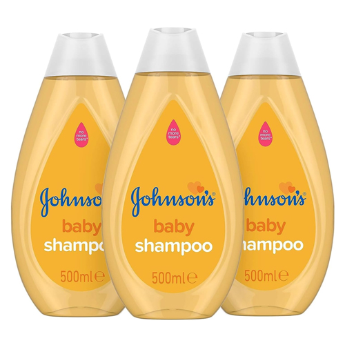  Johnsons Baby Shampoo 3 x 500 ml