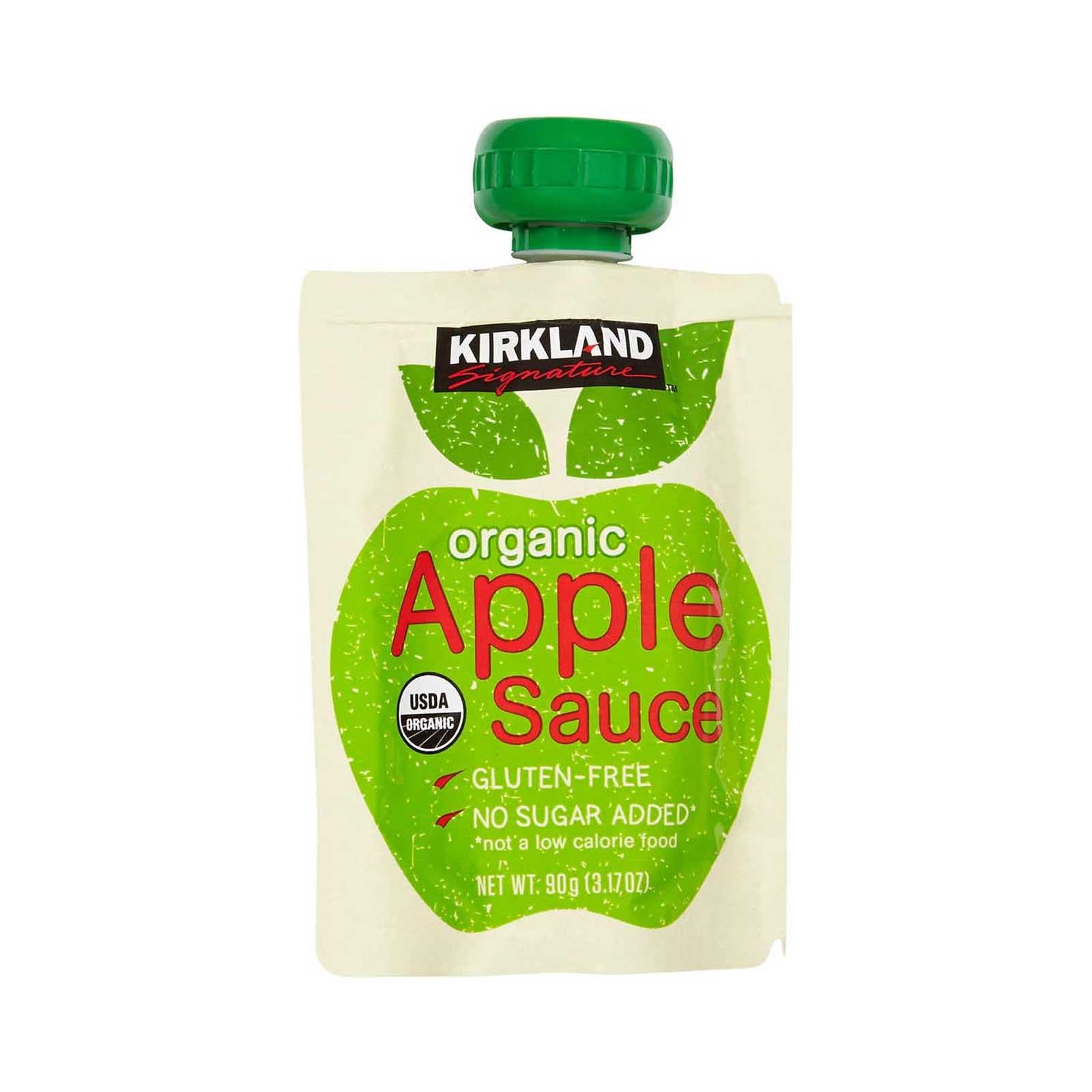  Kirkland Organic Apple Sauce 24 Pouches 2.16 Kg