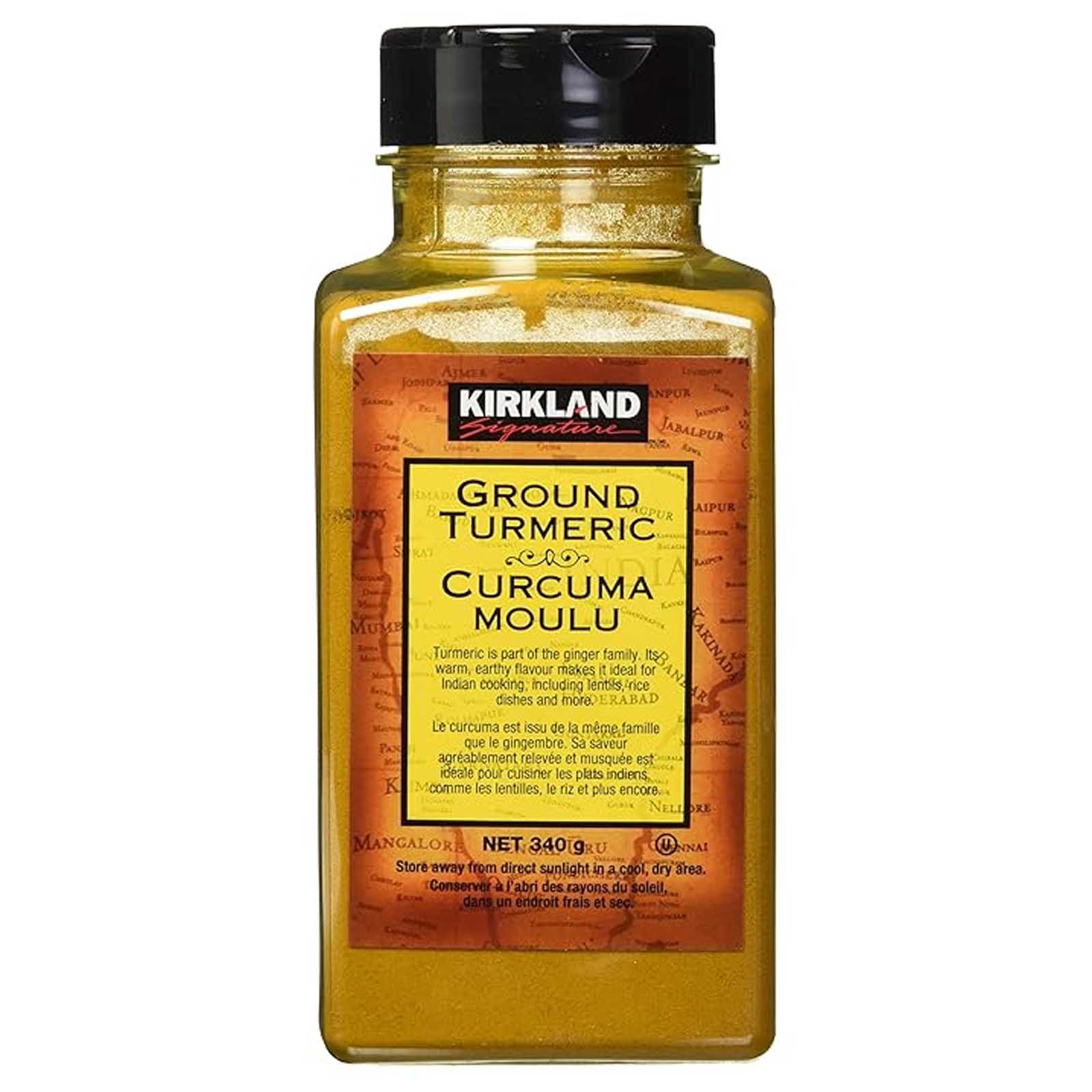 TURMERIC GROUND KIRKLAND SIGNATURE ( 340 gm )