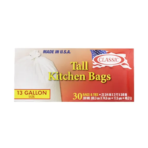 KITCHEN BAG CLASSIC 13 GAL - 60.3 X 74.6 CM ( 30 PCS )
