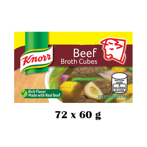  Knorr Beef Cubes 72 x 60 g