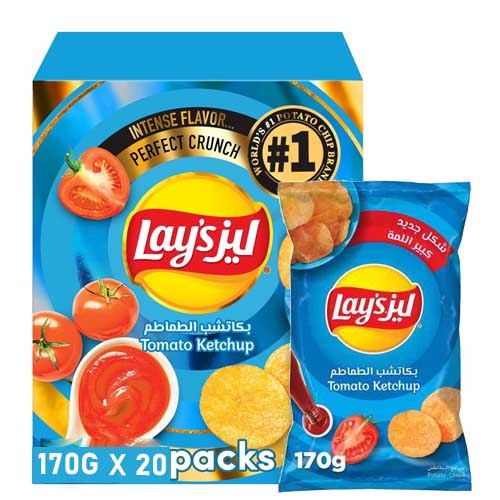  Lays Ketchup Chips 20 x 170 Gm