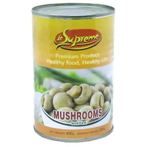 Le Supreme Canned Whole Mushroom 400 g