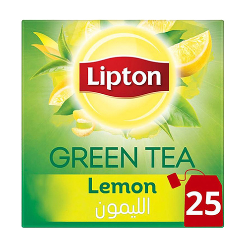 TEA BAG LEMON GREEN TEA LIPTON ( 25 BGS )