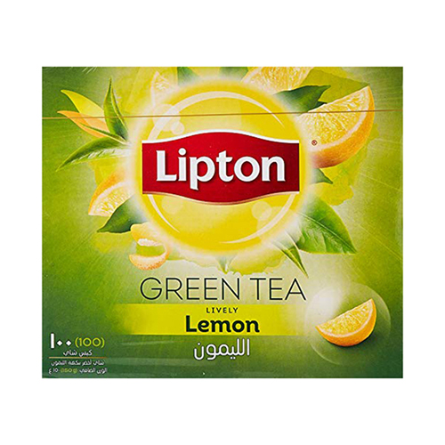 TEA BAG LEMON GREEN TEA LIPTON ( 100 BGS )