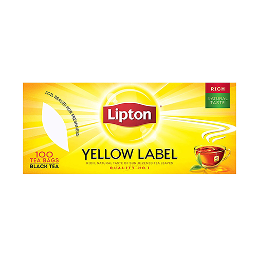 TEA BAG YELLOW LABEL LIPTON ( 100 BAG )