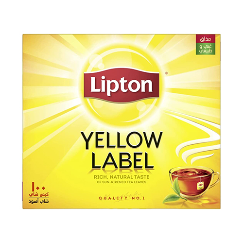  Lipton Yellow Label Black Tea 100 Tea Bags