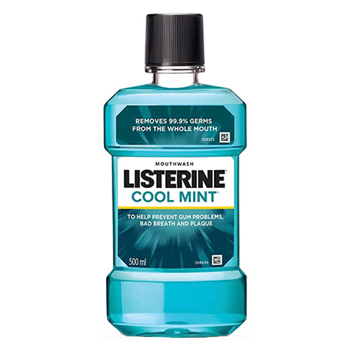 MOUTH WASH COOL MINT LISTERINE ( 500 ML )