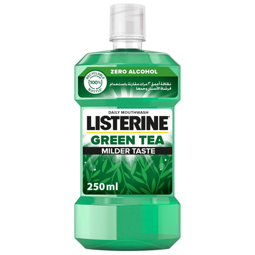  Listerine Green Tea Mouthwash – Milder Taste, 250 ml