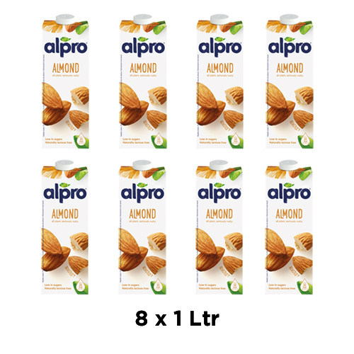 MILK ALMOND ROASTED DRINK ORIGINAL ALPRO ( 8 X 1 LTR )