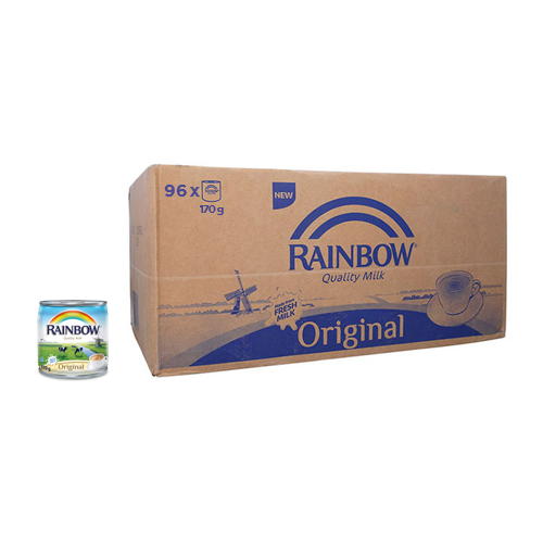 MILK EVAPORATED ORIGINAL RAINBOW ( 96 x 170 GM )