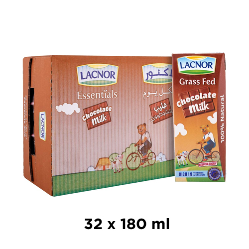 MILK FLAVOURED CHOCOLATE LACNOR ( 32 X 180 ml )