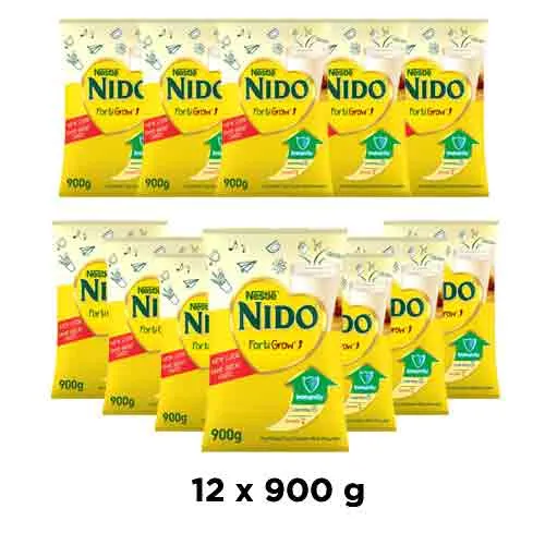  Nido Fortified Milk Powder 12 x 900 g