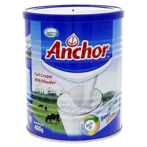MILK POWDER FULL CREAM TIN ANCHOR ( 400 gm )