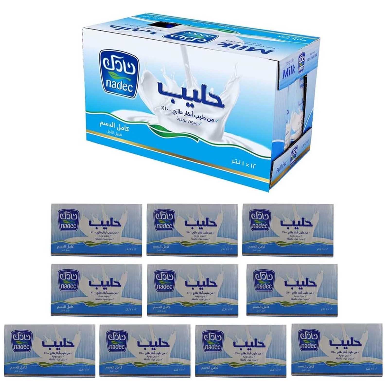 MILK LONG LIFE FULL CREAM NADEC ( 10 X 3 X 4 X 1 LTR )