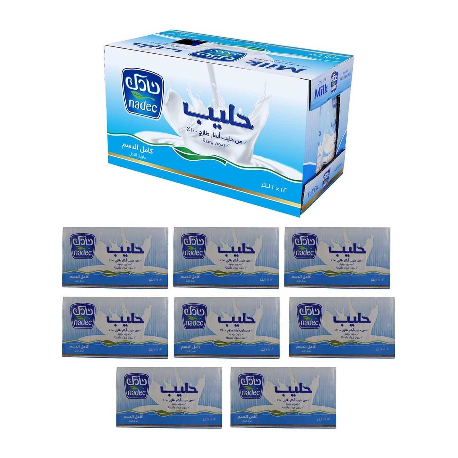 MILK LONG LIFE FULL CREAM NADEC ( 8 X 3 X 4 X 1 LTR )