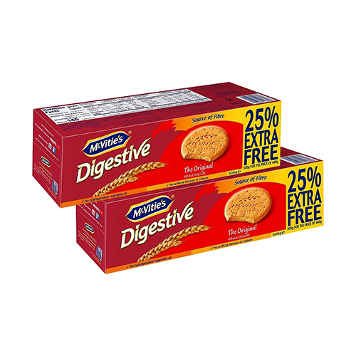 Mcvities Original Digestive Wheat Biscuits 2 x 500 gm