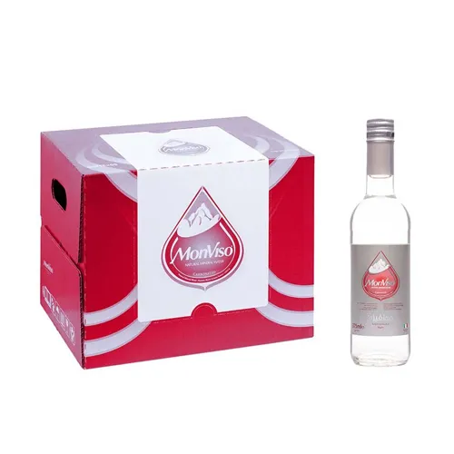 WATER SPARKLING MINERAL GLASS BOTTLE MONVISO ( 20 X 375ML )