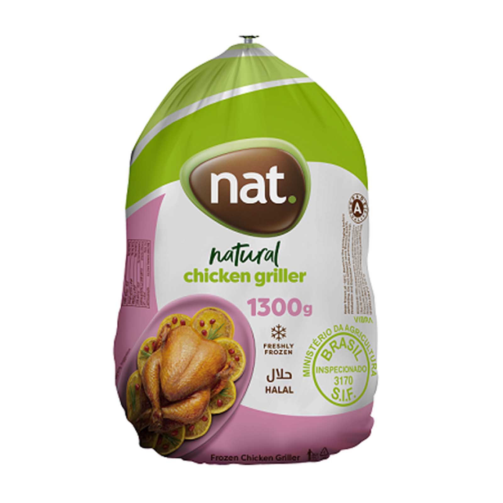 CHICKEN WHOLE FROZEN NAT ( 1300 GM )