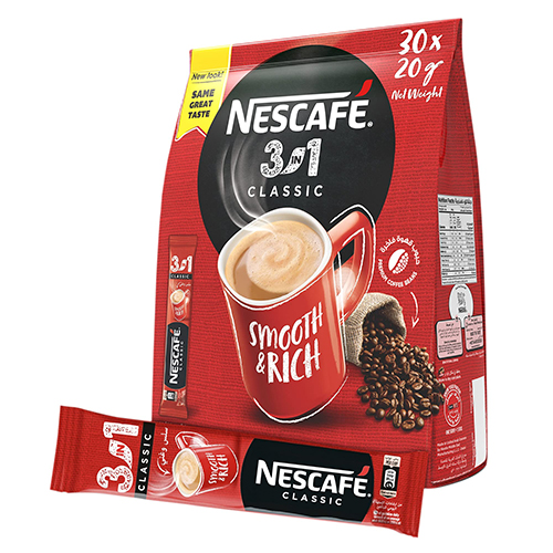 COFFEE 3 IN 1 CLASSIC NESCAFE ( 30 X 20 GM )