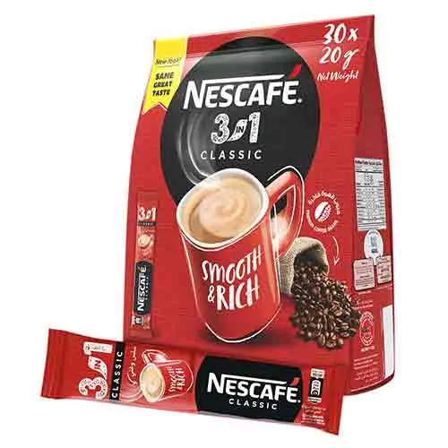 COFFEE 3 IN 1 CLASSIC NESCAFE ( 30 X 20 gm )