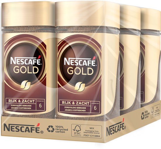  Nescafe Gold Coffee 6 X 200 Gm