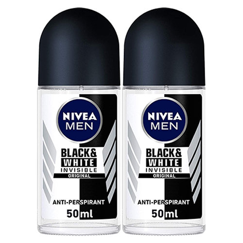  Nivea Roll On Men Black & White Invisible Orginal  2 x 50 ml