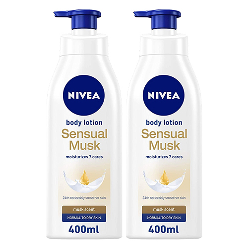  Nivea Sensual Musk Normal to Dry Skin Body Lotion 2 x 400 ml