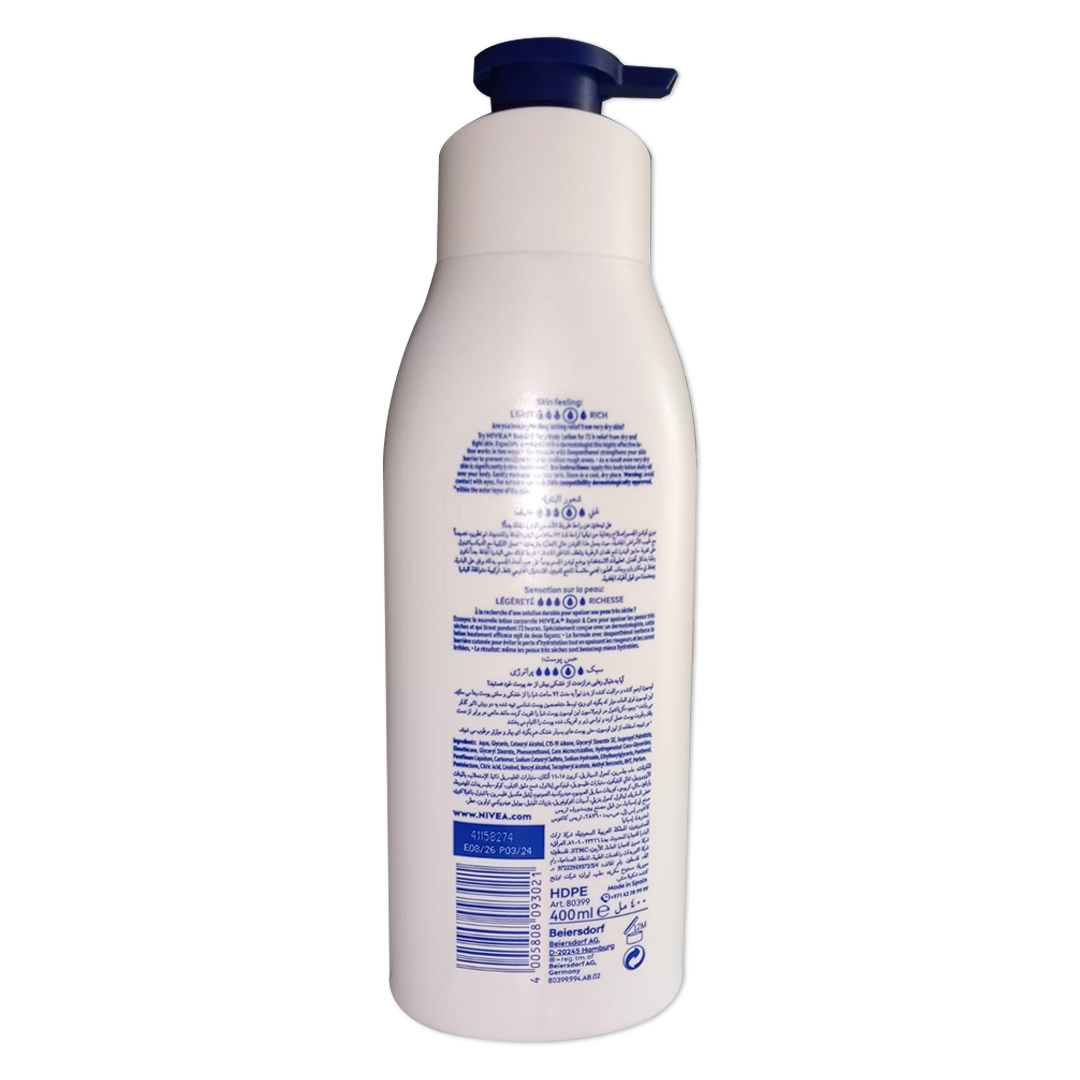  Nivea Repair & Care very Dry Skin Body Lotion 400 ml