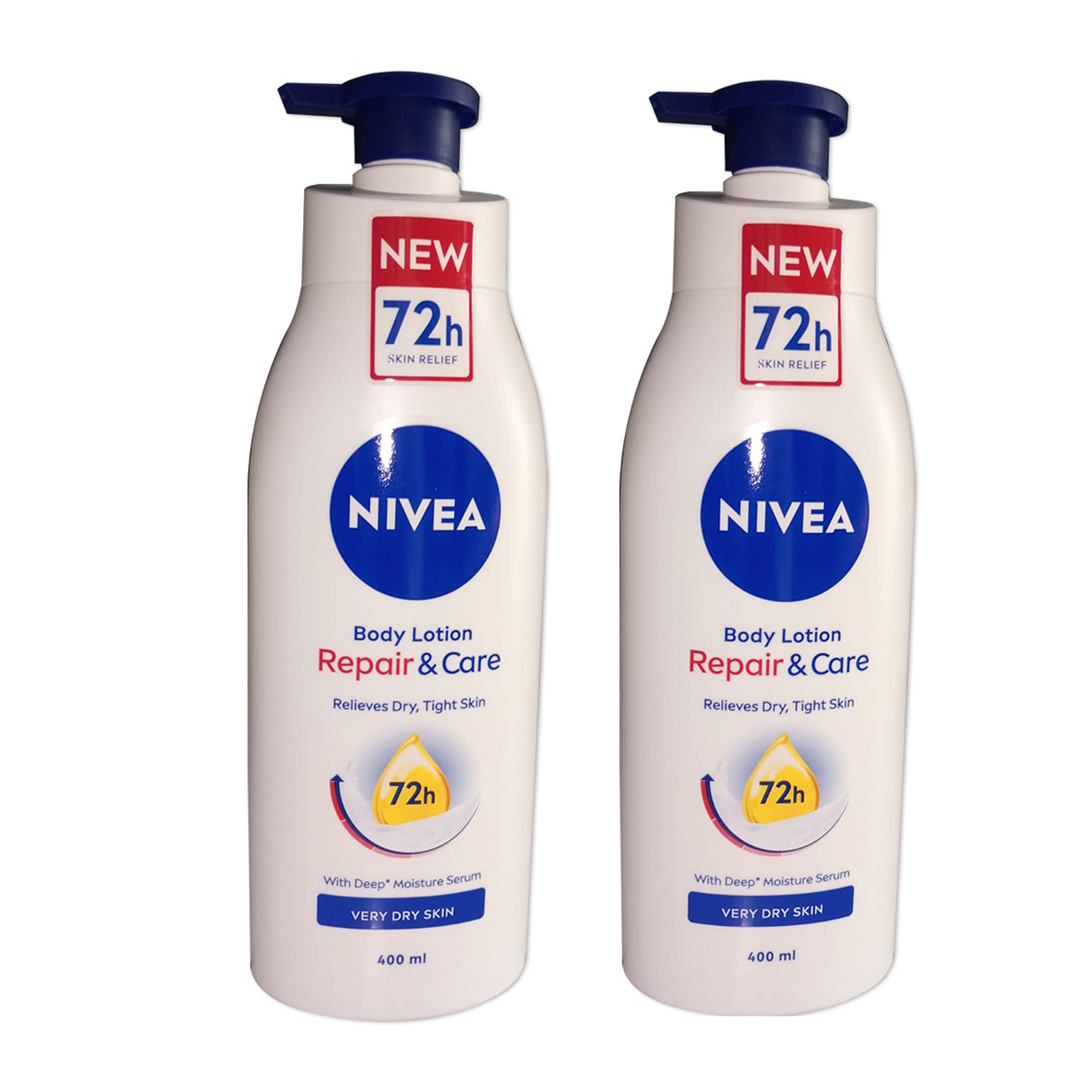 BODY LOTION VERY DRY SKIN REPAIR & CARE NIVEA (2 X 400 ML)