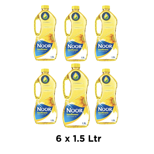 OIL SUNFLOWER NOOR ( 6 X 1.5 LTR )