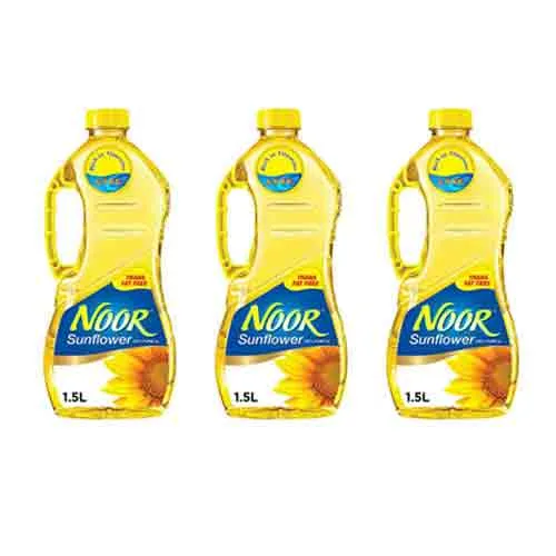 OIL SUNFLOWER NOOR ( 3 X 1.5 LTR )