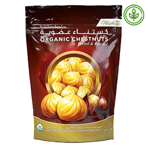 CHESTNUT ORGANIC PEELED AND ROASTED NUMBER 8 ( 100 GM )
